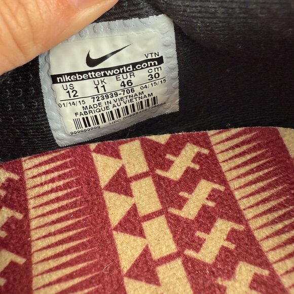 Nike Mens Sneakers Free 5.0 V6 AMP Florida State Seminoles Size 12 - Picture 7 of 12